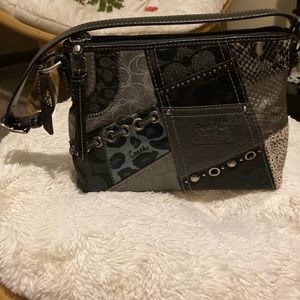 Coach mini patchwork bag